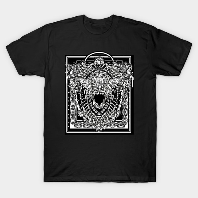 Deap Sea Creature Crustacean Chaos T-Shirt by Esoteric Origins